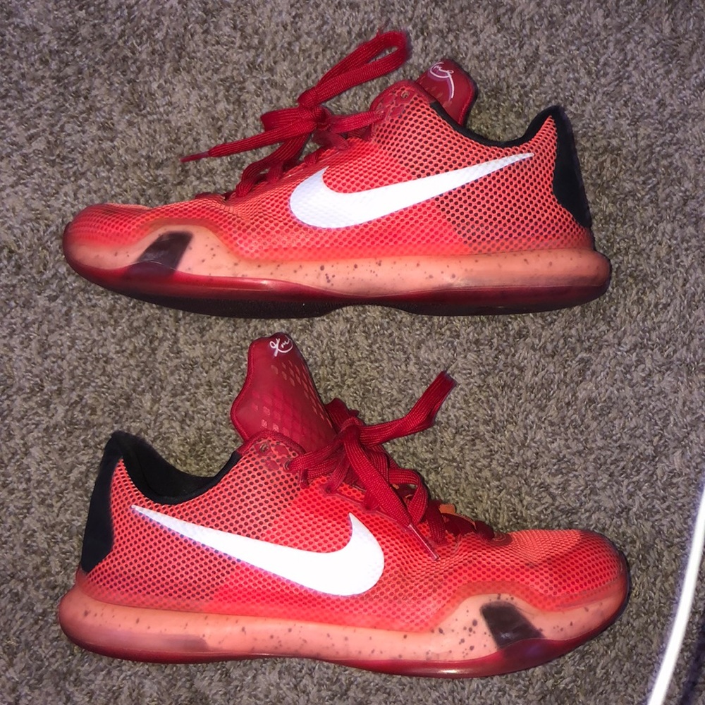 kobe 10 hot lava/crimson/majors